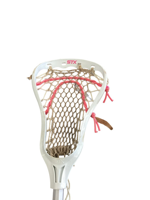 Vist Large View of Product Image Which is Used Warrior LACROSSE STICK Wmn Atk/Mid Complete Stick Grey