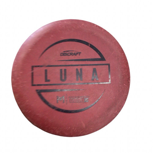 Vist Large View of Product Image Which is Used Discraft LUNA Disc Golf Putter Maroon