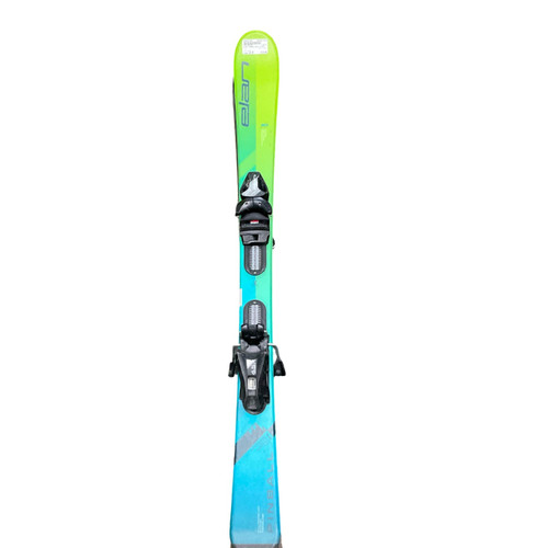 Vist Large View of Product Image Which is Used Elan PINBALL Boys DH Ski/Binding Green 110 cm