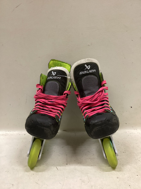Vist Large View of Product Image Which is Used Bauer XRS Senior Roller Quad Skates Black Senior 8