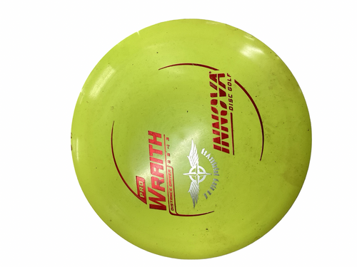 Vist Large View of Product Image Which is Used Innova WRAITH Disc Golf Driver Yellow