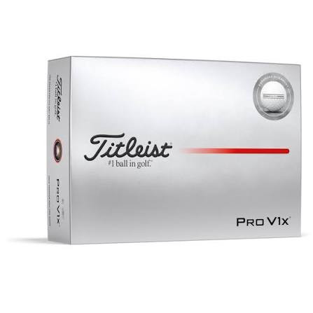 Vist Large View of Product Image Which is Used Titleist -PRO V1X 12 Pack - Golf Balls