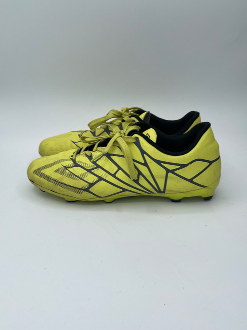 Vist Large View of Product Image Which is Used Umbro Soccer Cleats Yellow Senior 8