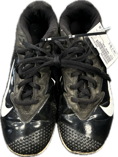 Vist Large View of Product Image Which is Used Nike VAPOR BSBL BB/SB Cleats Black Junior 02.5