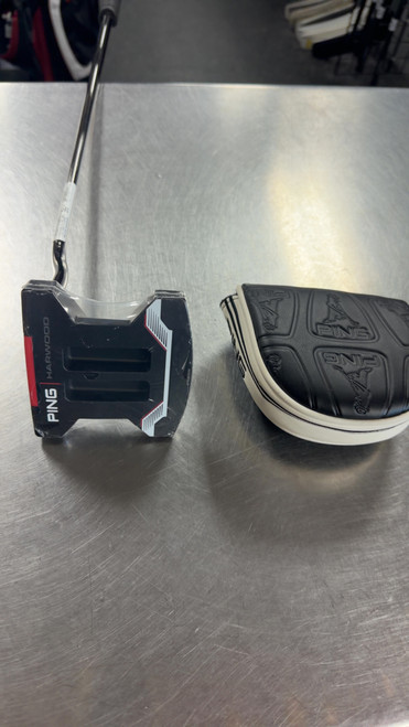 Vist Large View of Product Image Which is Used Ping HARDWOOD 35 Mens Putter RH