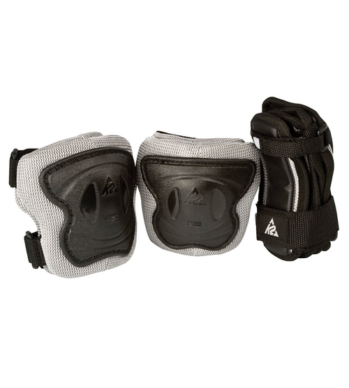 Vist Large View of Product Image Which is New K2 JUNIOR PAD SET GRAY XS