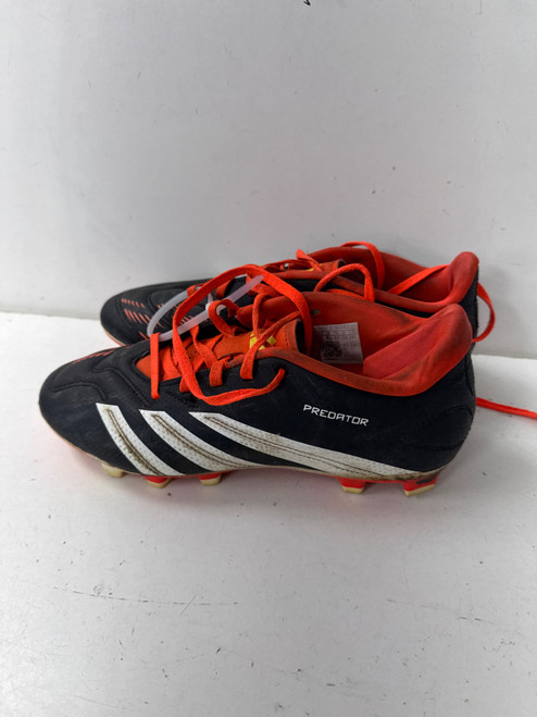 Vist Large View of Product Image Which is Used Adidas PREDATOR Soccer Cleats Black And Orange Senior 7