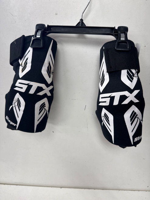 Vist Large View of Product Image Which is Used STX STINGER Lacrosse Arm Pads/Guards Black SM