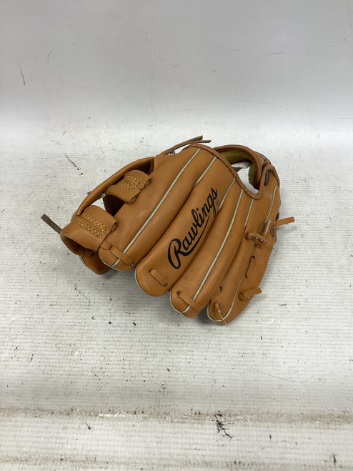 Vist Large View of Product Image Which is Used Rawlings RBG185 BB/SB Glove RH Throw Brown 8"