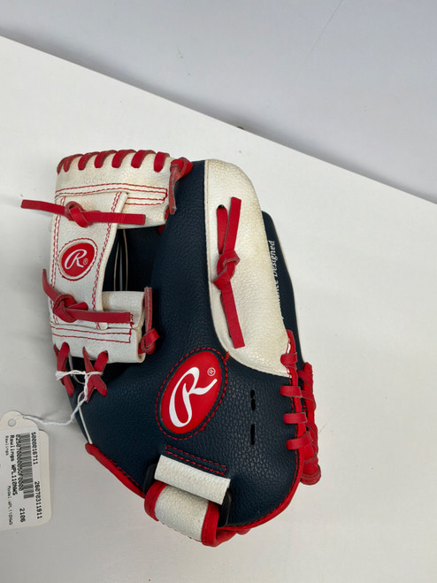 Vist Large View of Product Image Which is Used Rawlings WPL110NWS BB/SB Glove RH Throw Navy Blue 11"