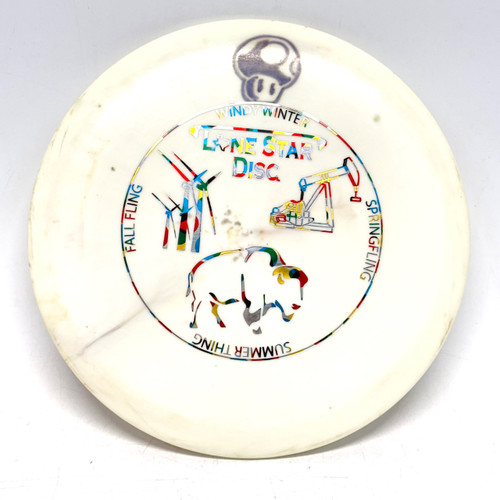 Vist Large View of Product Image Which is Used Lone Star Disc TEXAS RANGER Disc Golf Mid Range Beige 170g