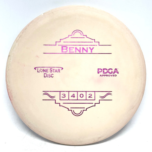 Vist Large View of Product Image Which is Used Lone Star Disc BENNY Disc Golf Putter Pink 170g