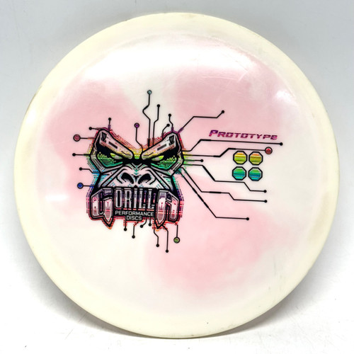 Vist Large View of Product Image Which is Used GORILLA PROTOTYPE SPIDER MONKEY Disc Golf Driver Pink 178g