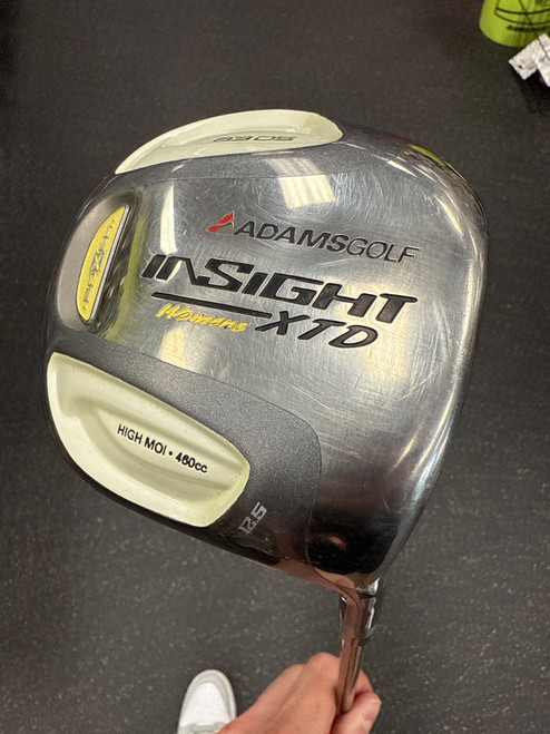 Vist Large View of Product Image Which is Used Adams Golf INSIGHT XTD Womens Driver RH 12.5 Degree
