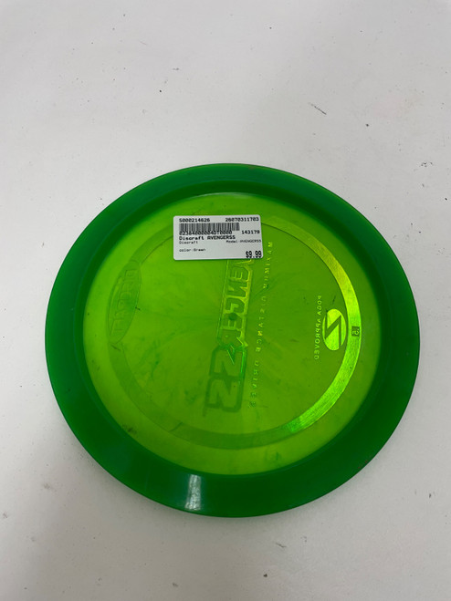 Vist Large View of Product Image Which is Used Discraft AVENGERSS Disc Golf Driver Green