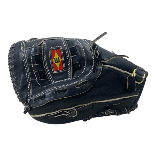 Vist Large View of Product Image Which is Used Easton BLACK MAGIC EX51B14B BB/SB Glove LH Throw Black 11"