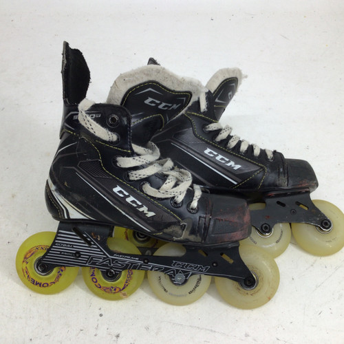 Vist Large View of Product Image Which is Used CCM TACKS 9040R JR 1.0 INLINE HOCKEY SKATE Roller Hockey Skates Black Junior 01