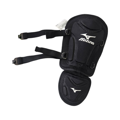 Vist Large View of Product Image Which is Used Mizuno BB/SB Shin/Foot Protector Black