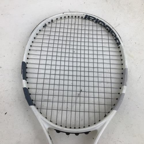 Vist Large View of Product Image Which is Used Babolat PURE STRIKE 98 16 X 19 4 3/8 RACQUET Adult Tennis Racquet White 4 3/8"