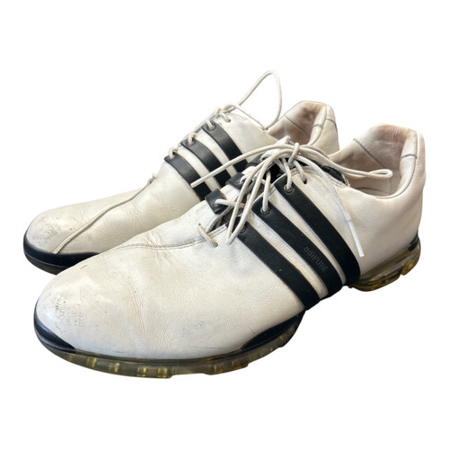 Vist Large View of Product Image Which is Used Adidas ADIPURE Mens Golf Shoes White Senior 11.5