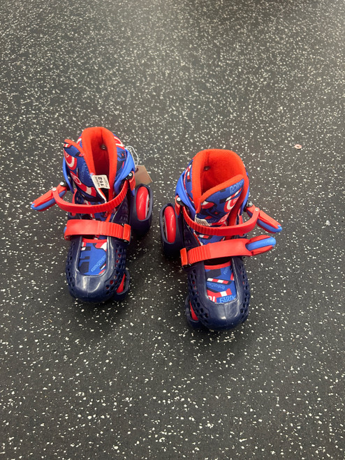 Vist Large View of Product Image Which is Used RollerDerby QUAD Junior Roller Quad Skates Royal Blue Adjustable