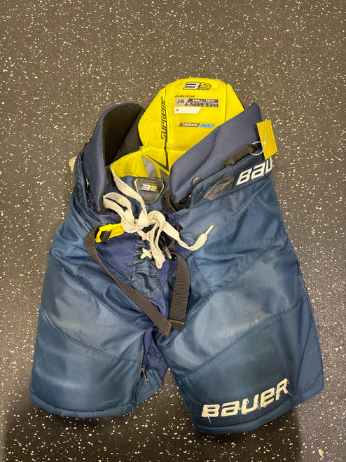 Vist Large View of Product Image Which is Used Bauer SUPREME 3S PRO Junior Pant Navy Blue SM