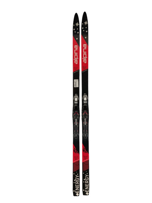 Vist Large View of Product Image Which is Used Alpina ENERGY 130CM Boys XC Ski/Binding