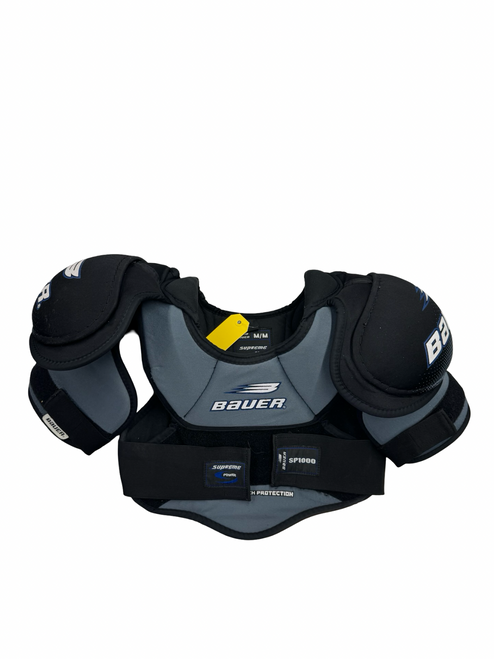 Vist Large View of Product Image Which is Used Bauer SP 1000 Senior Shoulder Pads MD