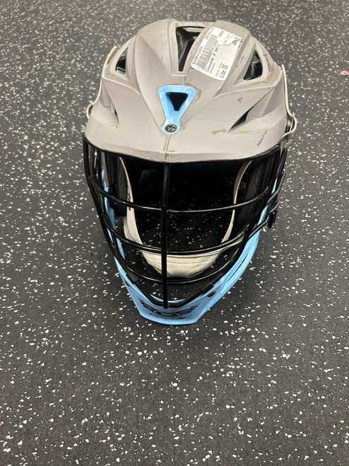 Vist Large View of Product Image Which is Used Cascade R MATTE Lacrosse Helmet Grey One Size