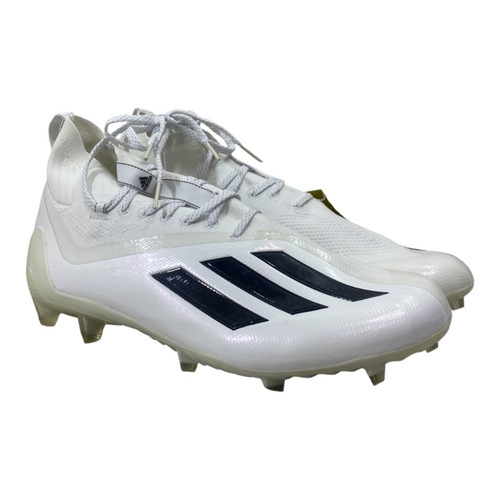 Vist Large View of Product Image Which is Used Adidas Adult FB Cleats White Senior 11