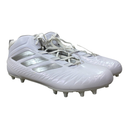 Vist Large View of Product Image Which is Used Adidas Adult FB Cleats White Senior 15