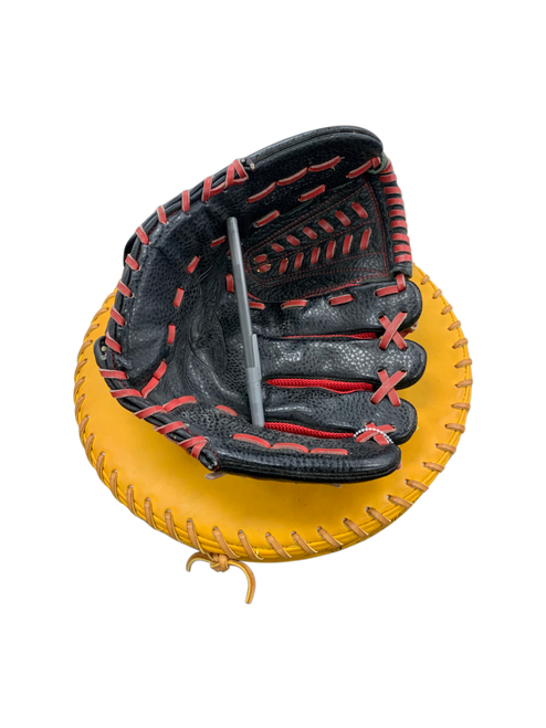 Vist Large View of Product Image Which is Used Louisville Slugger GENESIS 1884 BB/SB Glove RH Throw Black And Red 11 1/2"