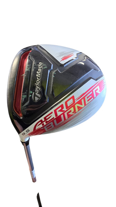 Vist Large View of Product Image Which is Used Taylormade AERO BURNER Mens Driver LH 9.5 Degree