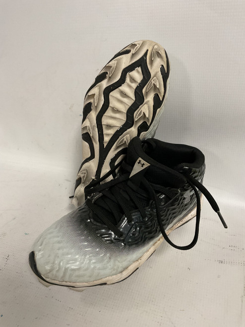 Vist Large View of Product Image Which is Used Under Armour CLEATS BB/SB Cleats Black Junior 04.5