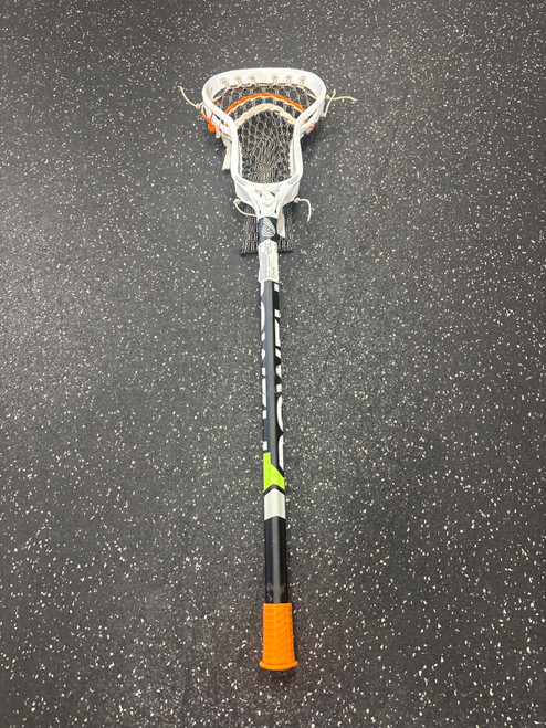 Vist Large View of Product Image Which is Used Powell lacrosse CAMPER Jr Atk/Mid Complete Stick White
