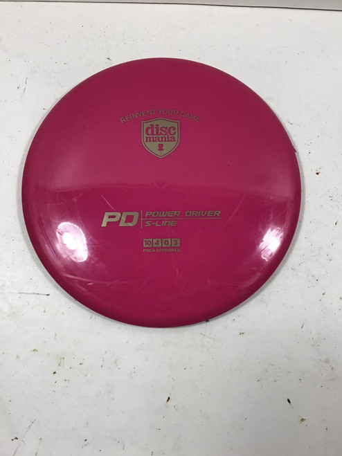 Vist Large View of Product Image Which is Used Discmania S LINE PD Disc Golf Driver Pink 175g