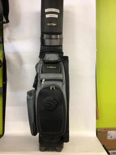 Vist Large View of Product Image Which is Used Porterline CLUBPORTER PRO Mens Cart Bag Black And Grey