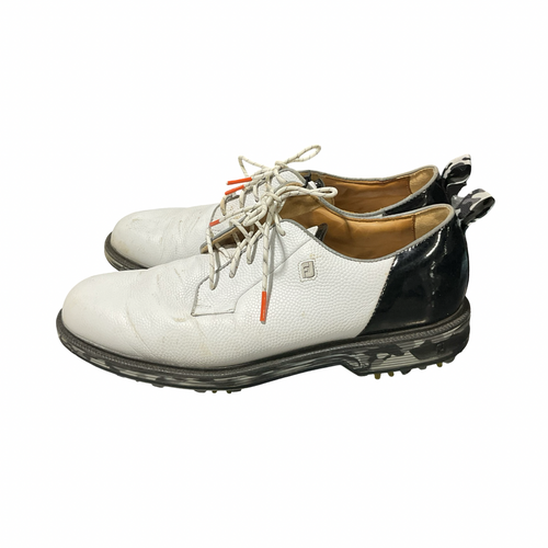 Vist Large View of Product Image Which is Used Foot Joy Mens Golf Shoes White Senior 9.5