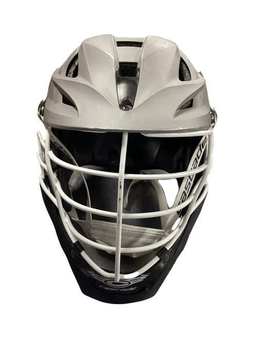 Vist Large View of Product Image Which is Used Cascade S Lacrosse Helmet Grey One Size