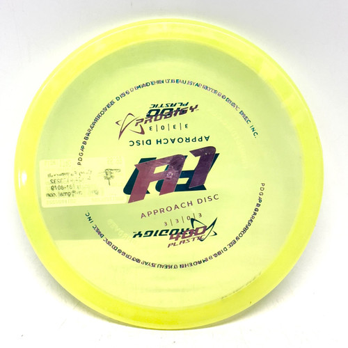 Vist Large View of Product Image Which is Used Prodigy Disc A1 400 Disc Golf Putter Optic Yellow 174g