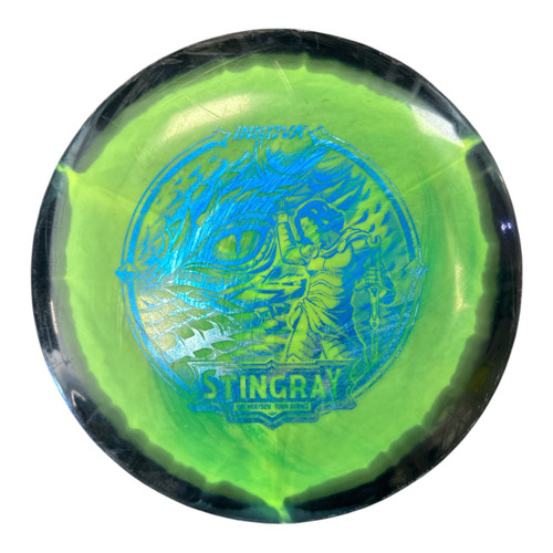 Vist Large View of Product Image Which is Used Innova STINGRAY Disc Golf Mid Range Green 180g