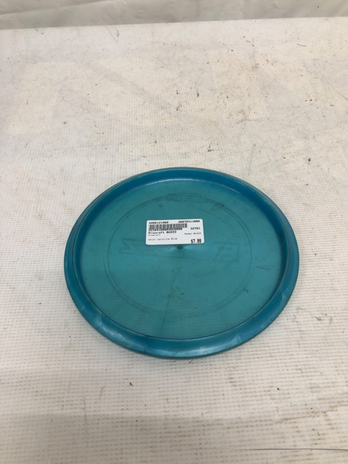 Vist Large View of Product Image Which is Used Discraft BUZZZ Disc Golf Mid Range Carolina Blue