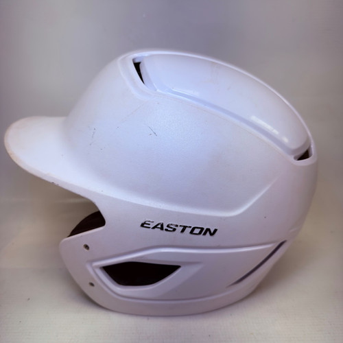 Vist Large View of Product Image Which is Used Easton GAMETIME II Batting Helmet No Mask White LG