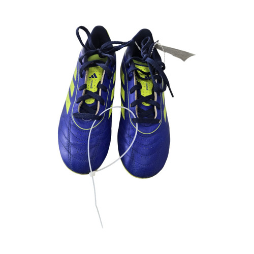 Vist Large View of Product Image Which is Used Adidas GOLETTO JR 2 SOCCER CLEATS Soccer Cleats Royal Blue Junior 02