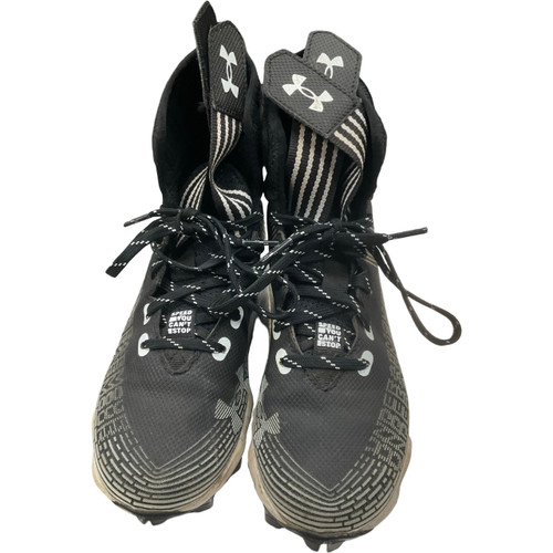 Vist Large View of Product Image Which is Used Under Armour Jr FB Cleats Black Junior 03.5
