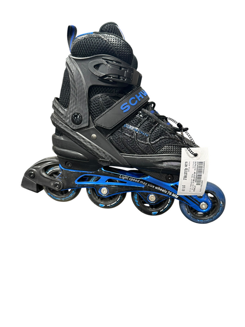Vist Large View of Product Image Which is Used Schwinn ADJUSTABLE 6-7.5 Senior Rec Fitness Skates Black Adjustable