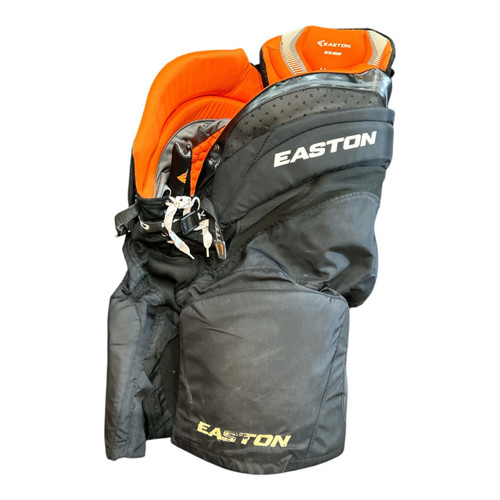 Vist Large View of Product Image Which is Used Easton MAKO SR LG PANTS Senior Pant Black And Orange LG