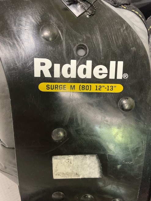 Vist Large View of Product Image Which is Used Riddell SURGE FB Shoulder Pads Black MD