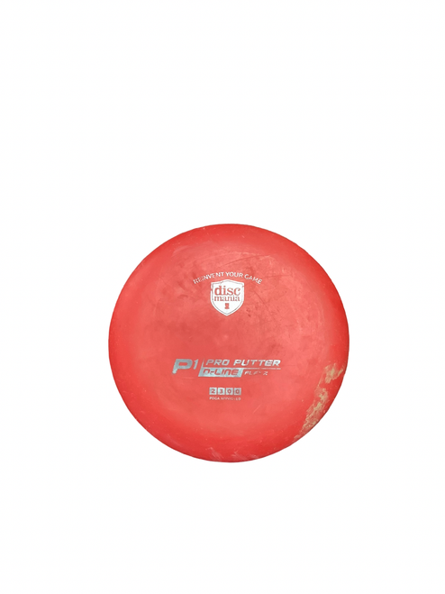 Vist Large View of Product Image Which is Used Discmania P1 Disc Golf Putter Red 173g