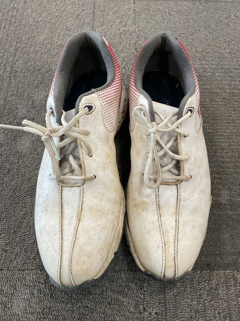 Vist Large View of Product Image Which is Used Foot Joy Mens Golf Shoes White Senior 6